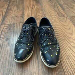 Cole Haan Floral Patterned Oxford Shoes